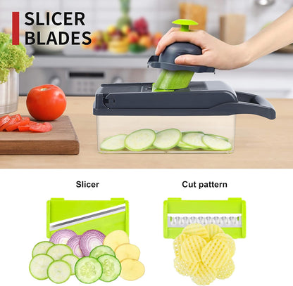 Vegetable Chopper & Slicer (15 in 1)