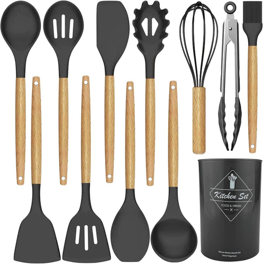 12 Pieces Silicone Cooking Utensils Set