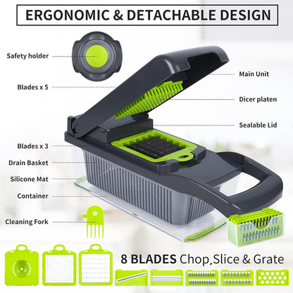 Vegetable Chopper & Slicer (15 in 1)